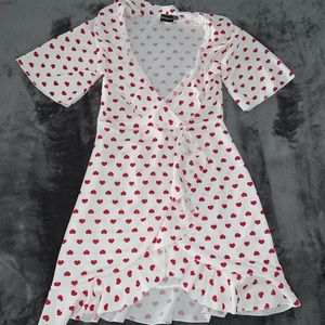 dress with heart print ❣️